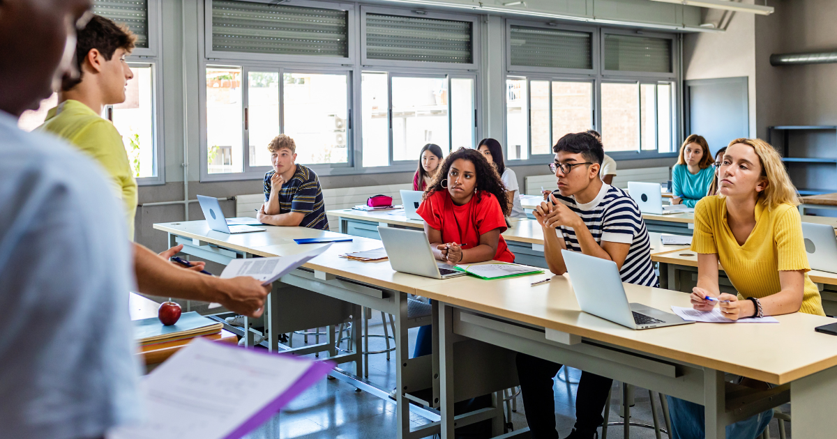 HS students in classroom Foundations