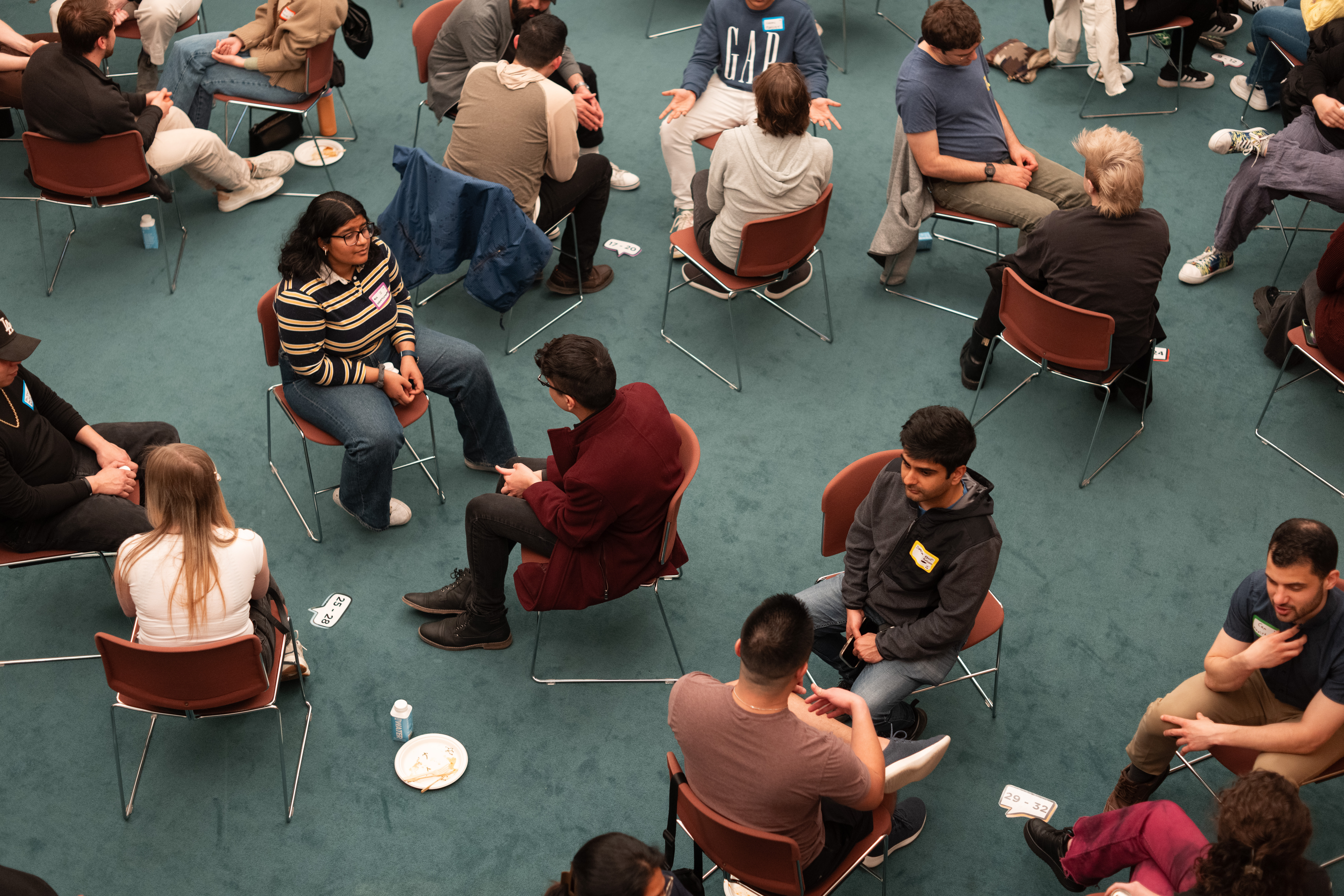 Participants talking at Ikeda 2 1